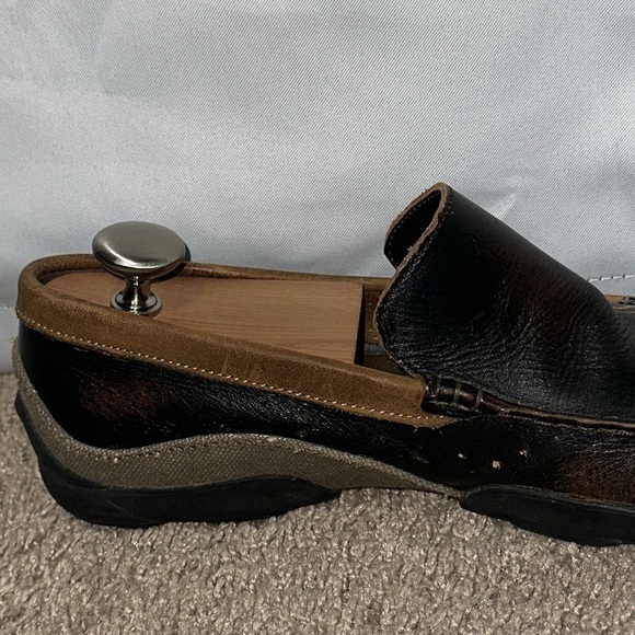 Sketchers Brown Phoenix Bird Leather Size 9.5 Men’s Slip On, Loafers F15-3 Eagle main image 11